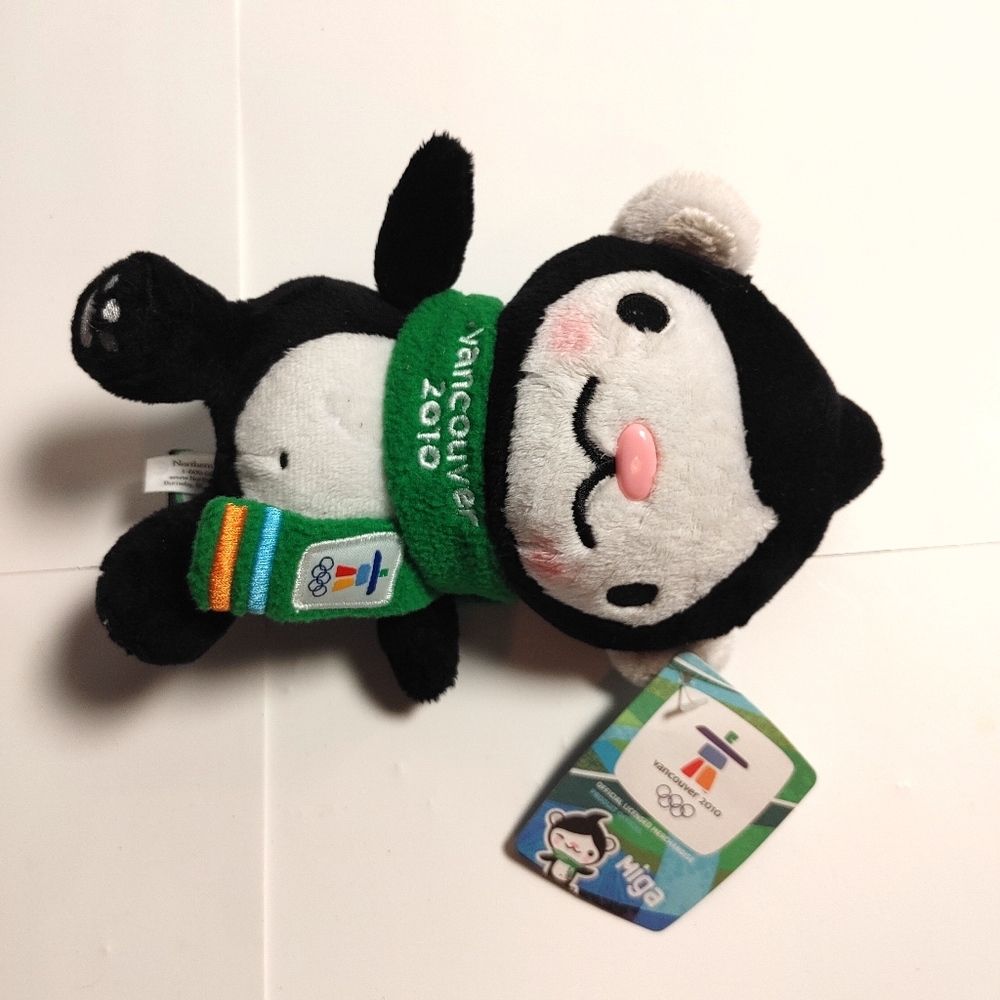 NWT 8" Vancouver Olympics mascot Mika plush
